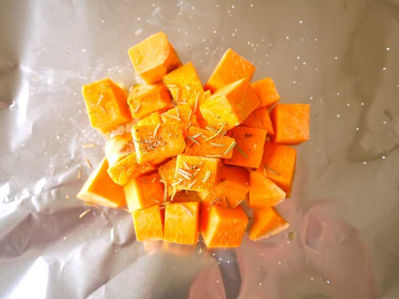 Simple Candied Rosemary Sweet Potatoes (paleo, GF)