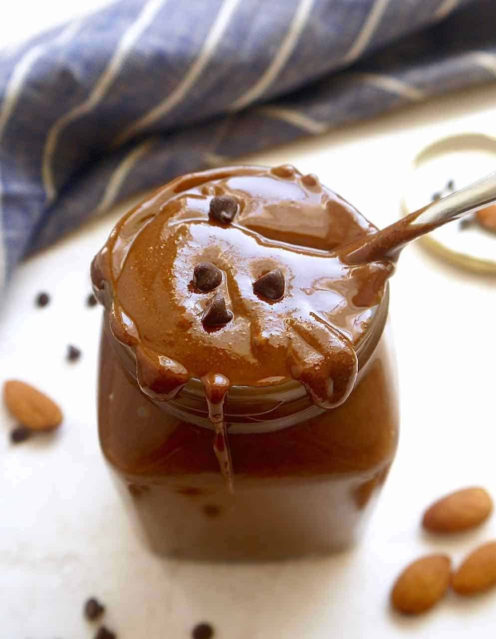 Smooth Paleo Chocolate Almond Butter