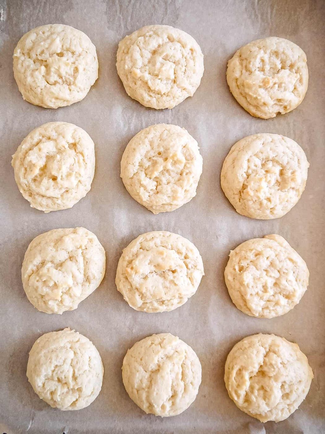 olive oil sugar cookies baked