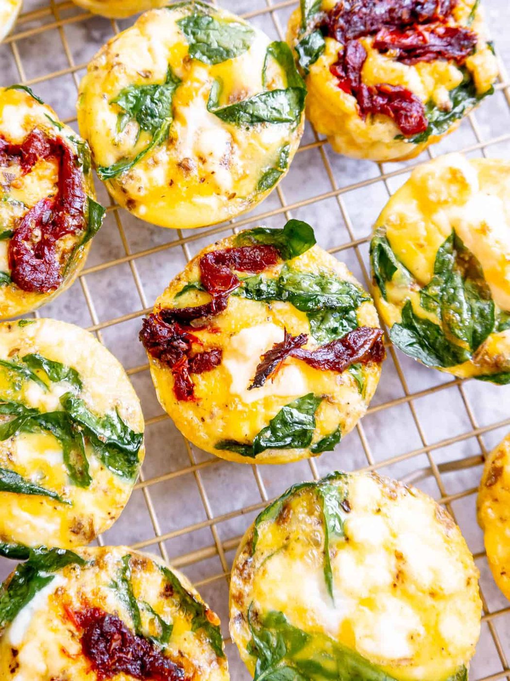 Spinach Feta Egg Cups