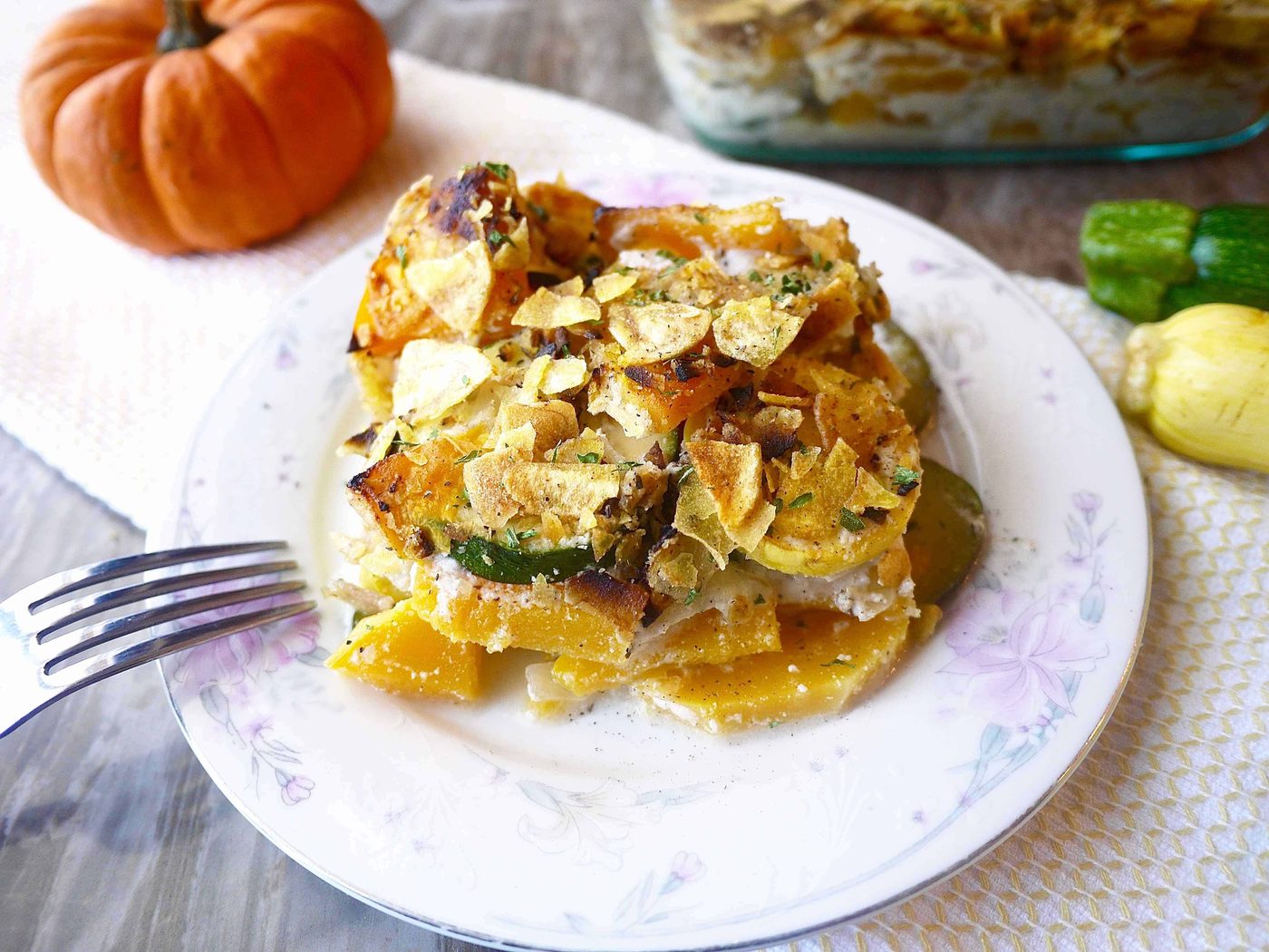 Squash Au Gratin, Paleo, Gluten-Free