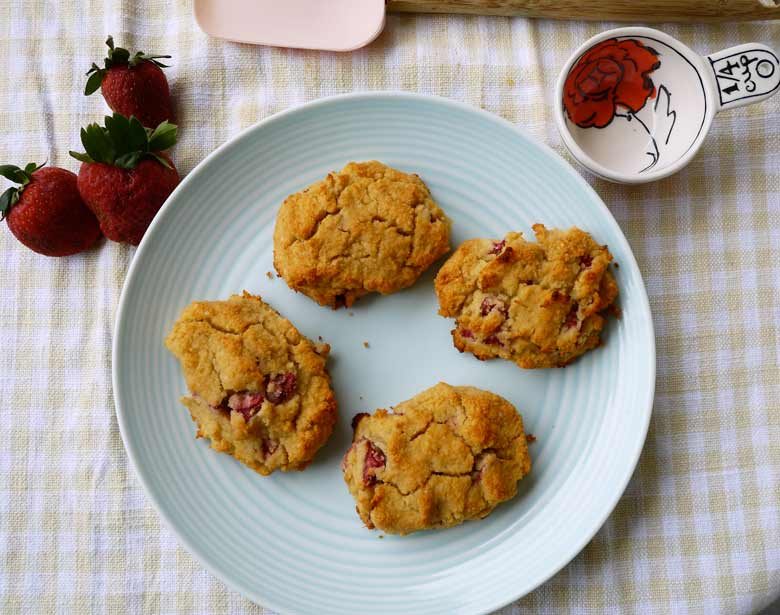 Strawberry Shortcake, Paleo, Gluten-free