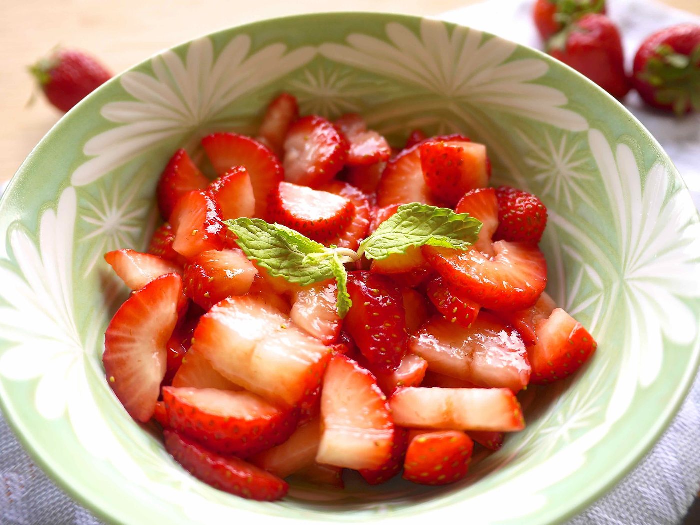 Sweet and Sour Summer Strawberries (Paleo, GF)