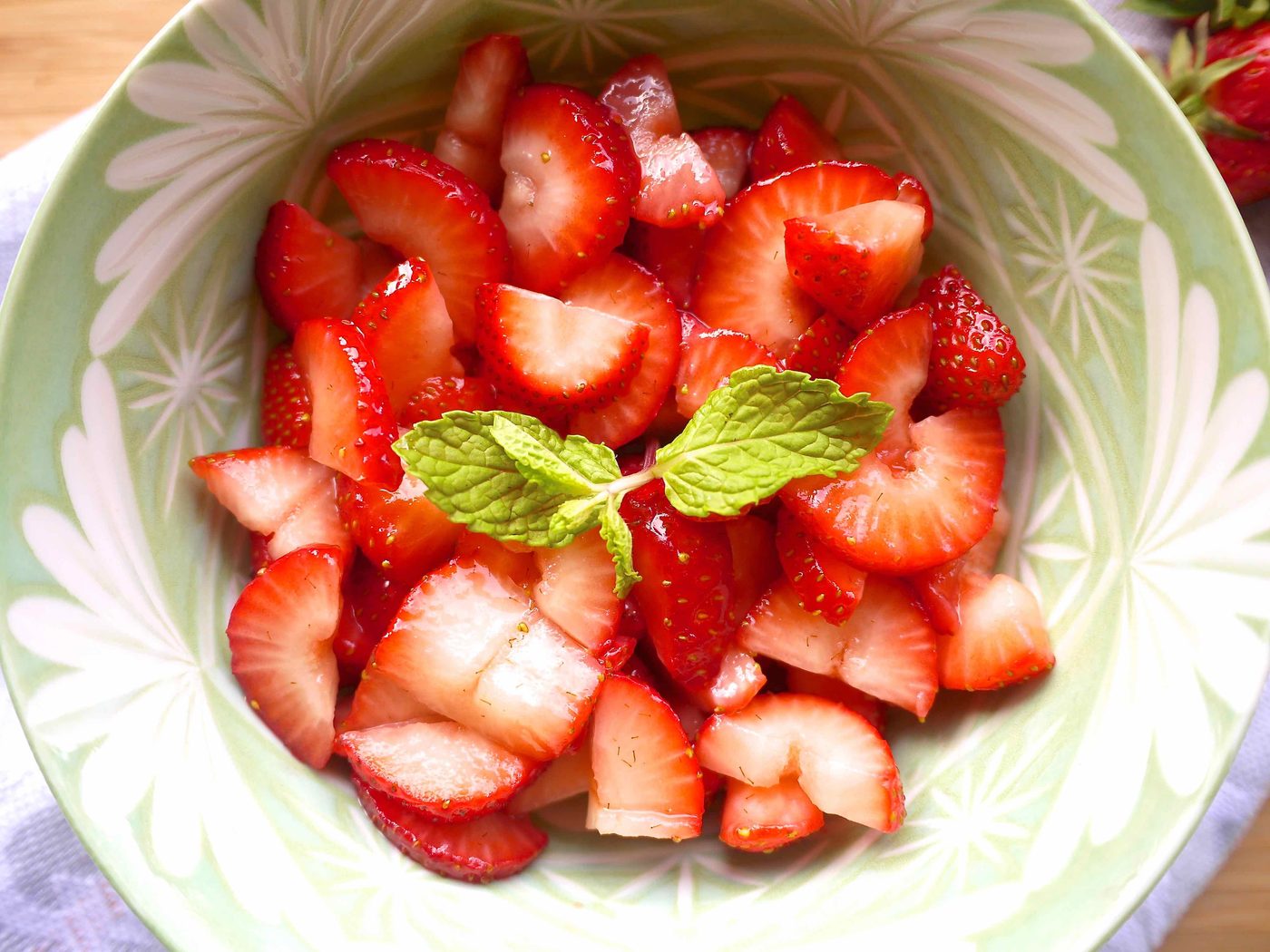 Sweet and Sour Summer Strawberries, Paleo, GF