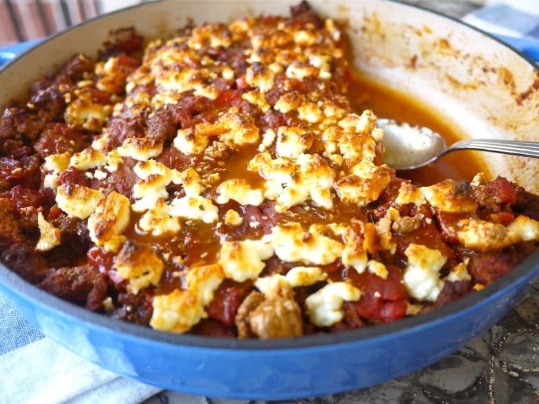 Sweet Potato & Ground Turkey Enchilada Casserole