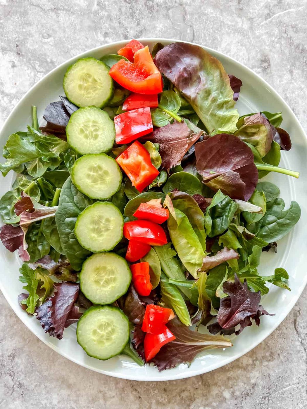 Red pepper added to the salad.