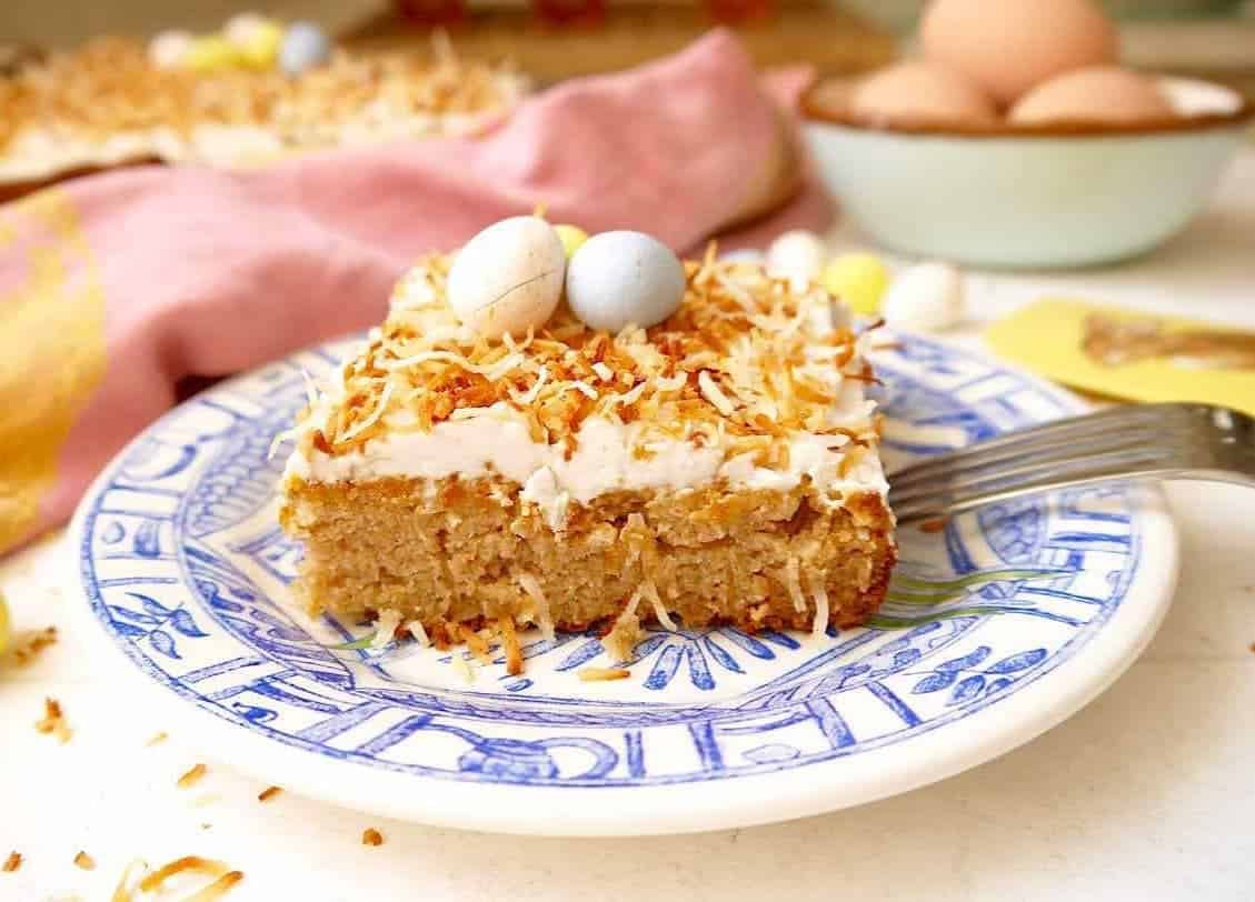 Coconut Cream: Dairy-free Toasted Coconut Cake