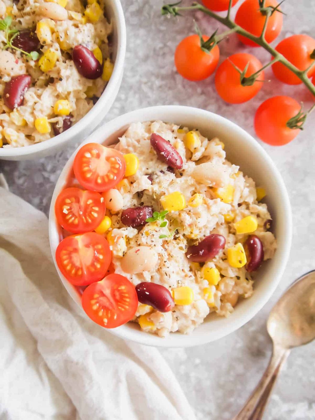 Corn and Beans: Tuna Rice Salad