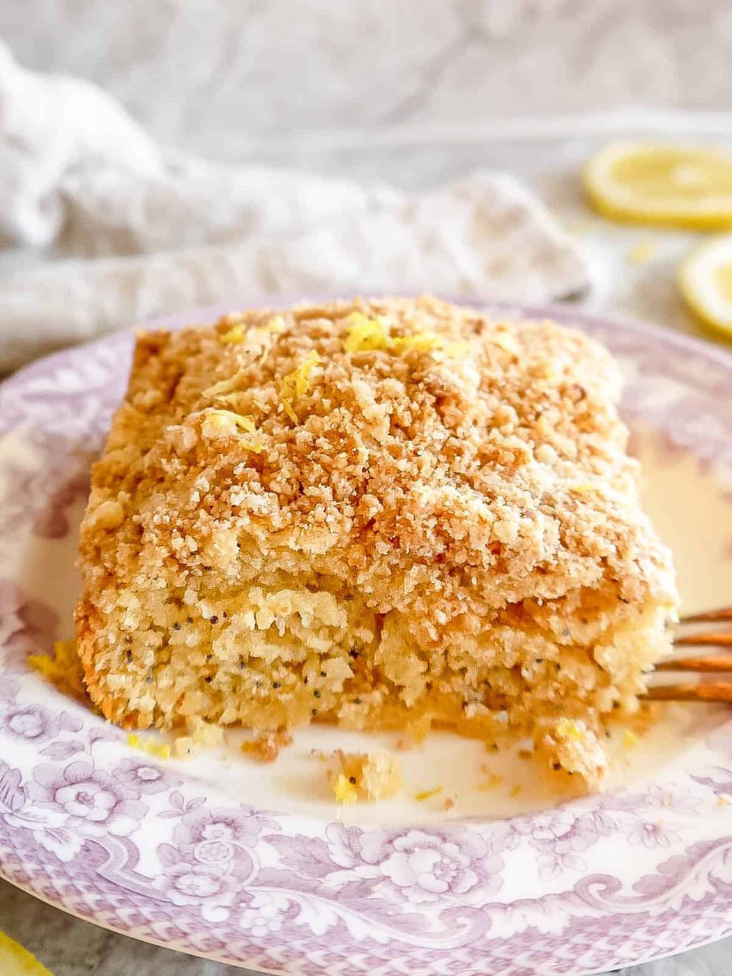 Lemon Poppy Seed Coffee Cake