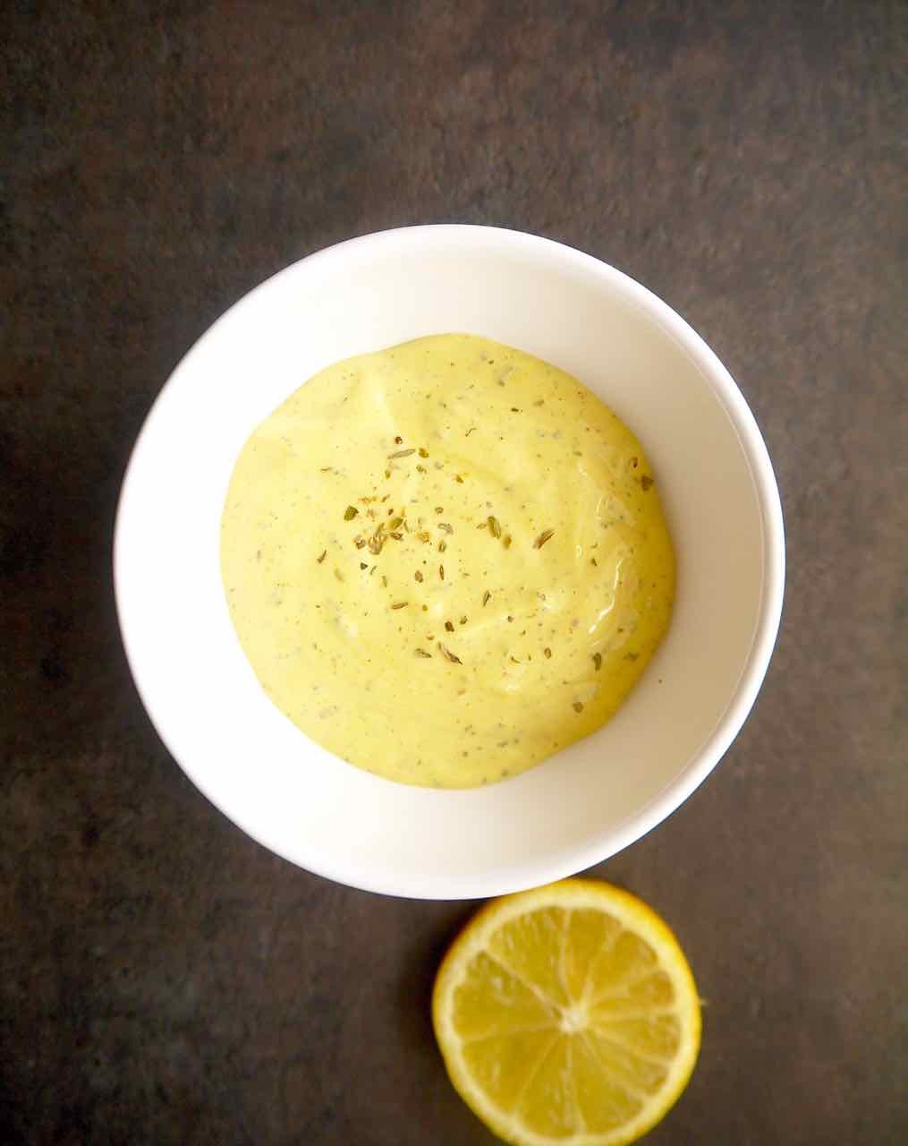 White Asparagus with a Provençal Lemon Mustard Mayo (Paleo, GF) | 