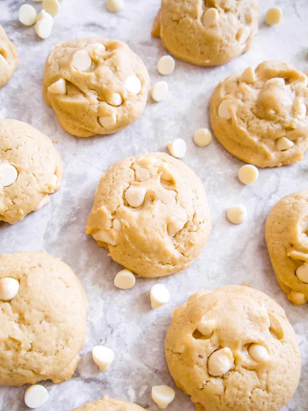 White Chocolate Chip Cookies
