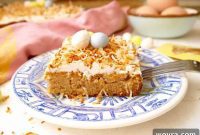 Golden Toasted Coconut Cloud Cake Wholly Dairy Free