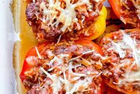 Wholesome Beef and Rice Stuffed Peppers