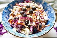 Wholesome Blueberry Chia Coleslaw Paleo and Dairy-Free