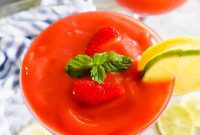 Fresh & Guilt-Free Homemade Strawberry Daiquiris