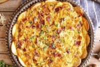 Rustic Potato Crust Gluten Free Quiche Lorraine
