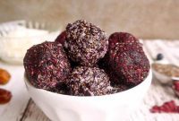 Paleo Vegan Blueberry Date Power Bites