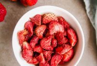 Homemade Oven Dried Strawberries Paleo Whole30 Gluten Free