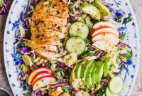 Grilled Chicken & Apple Avocado Harvest Salad