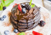 Hearty Gluten Free Paleo Carob Pancakes
