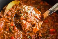 Fiery Homemade Meat Sauce