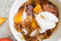 Wholesome Paleo Vegan Peach Cobbler