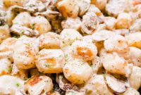 Pillowy Cauliflower Gnocchi with Velvety Mushroom Sauce