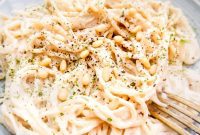 Velvety Dairy-Free Cauliflower Pine Nut Sauce