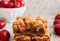 Paleo Chocolate Cherry Bliss Bars