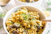 Creamy Vegan Mushroom Risotto