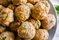 Wholesome Turkey Meatballs with Oats Gluten Free Dairy Free