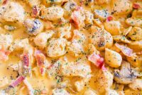 Silken Dairy-Free Chicken with Bacon and Mushrooms