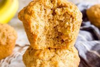 Wholesome Dairy-Free Banana Oat Muffins