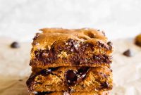 Golden Almond Yolk Chocolate Chip Bars