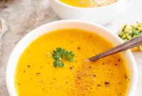 Hearty Protein Butternut Squash Soup