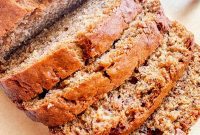 Golden Olive Oil Banana Bread