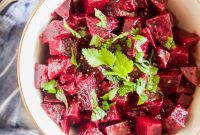 Paleo French Beet Salad with Zesty Mustard Vinaigrette
