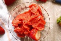 Strawberry Mango Blender Sorbet