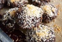 Golden Coconut Chocolate Paleo Treats