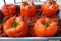 Wholesome Cauliflower Rice Stuffed Peppers