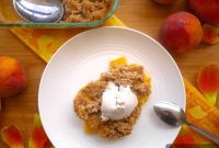 Delicious Paleo Peach Crumble