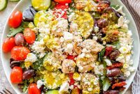 Perfect Mediterranean Grilled Chicken Salad