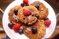 Wholesome Paleo Berry Chocolate Chip Pancakes