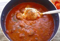 Tender Almond Flour Meatballs in Luscious Sauce