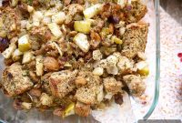 Wholesome Paleo Sausage Apple Chestnut Stuffing
