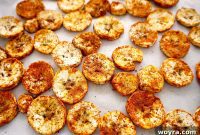 Crispy Baked Paprika Garlic Plantain Chips