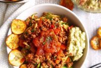 Turkey Taco Zucchini Noodle Bowls