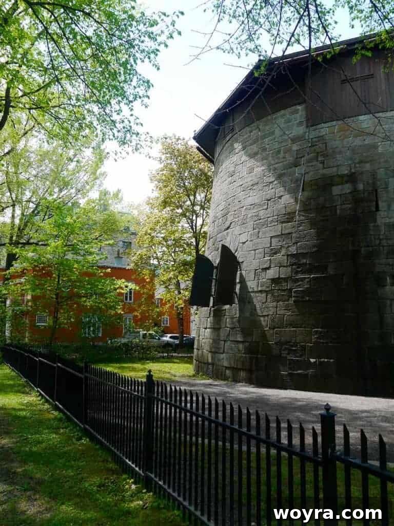 Historic Old Quebec City 36 Beautiful green spaces and historical elements within a Quebec City park