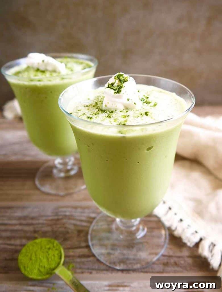 Creamy Paleo Matcha Freeze 2 Frozen Dairy-free Matcha Latte (Paleo) | Perchance to Cook