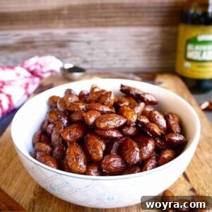 Gingerbread Roasted Almonds (Paleo, GF) | Perchance to Cook, www.perchancetocook.com